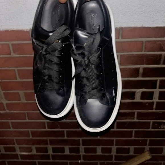 Alexander McQueen Black and White Sneakers